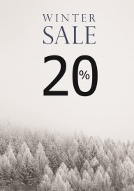 Plakat (PG1002) Winter sale -20%