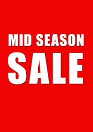 Plakat (PG1052) Mid season sale red